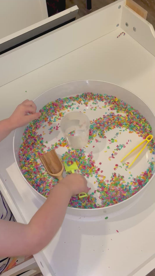 Rainbow Alphabet Pasta
